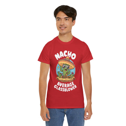 Unisex Heavy Cotton Tee - Nacho Average Glass Blower