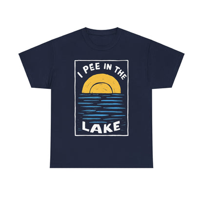 I Pee In The Lake - Unisex Heavy Cotton Tee