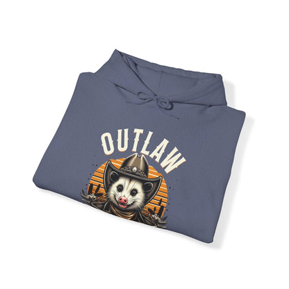 Outlaw Born To Ride - Unisex Heavy Blend™ Hooded Sweatshirt