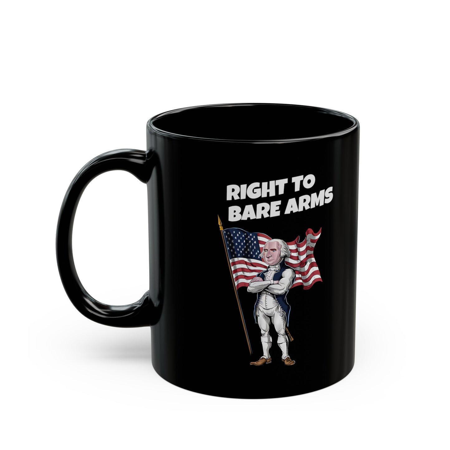 Right To Bare Arms - Black Mug (11oz, 15oz)