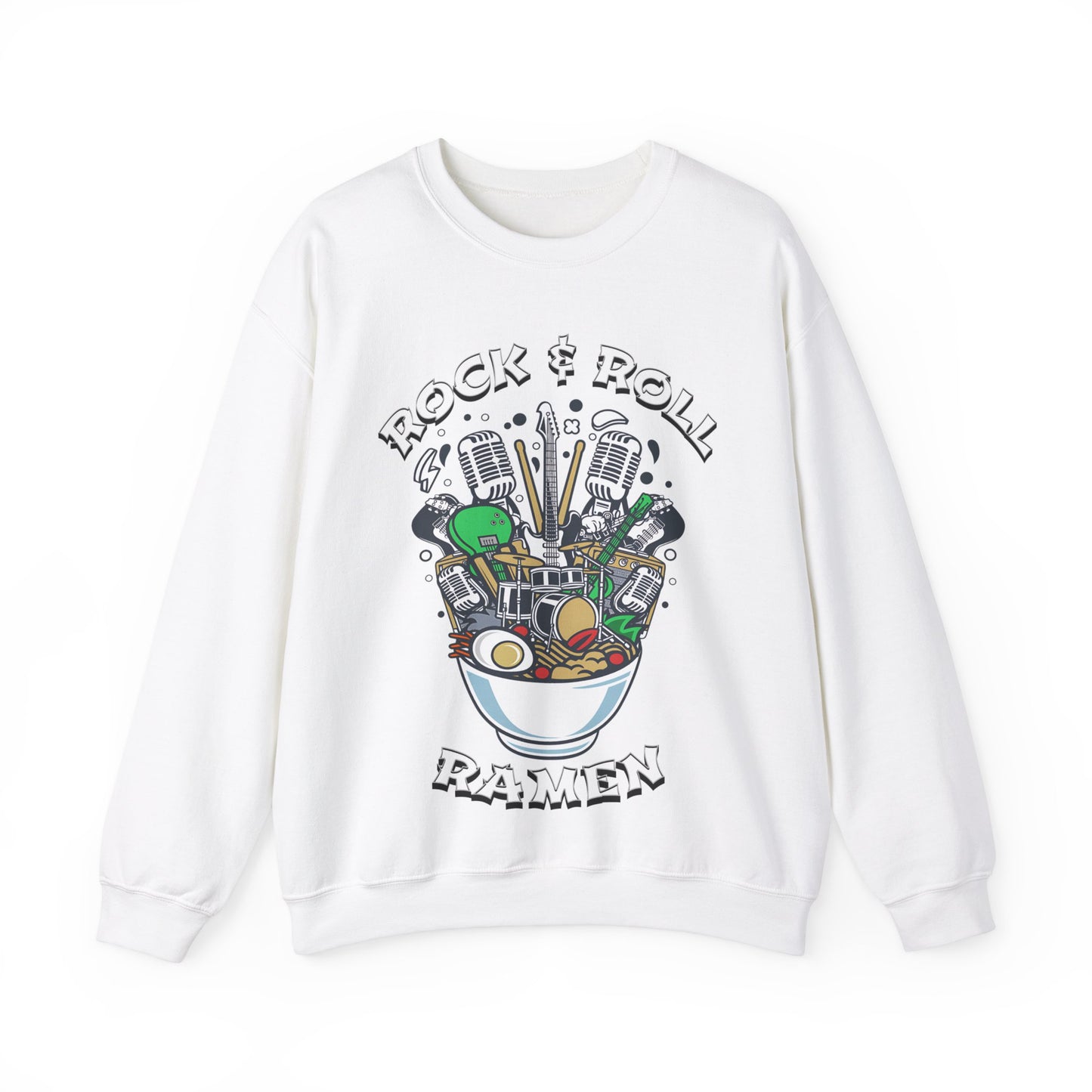 Rock & Roll Ramen - Unisex Heavy Blend™ Crewneck Sweatshirt