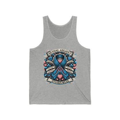 Sexual Assault Awareness - Unisex Jersey Tank