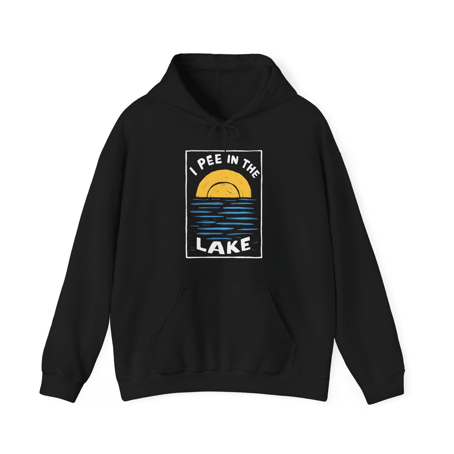 I Pee In The Lake - Unisex Heavy Blend™ Hooded Sweatshirt