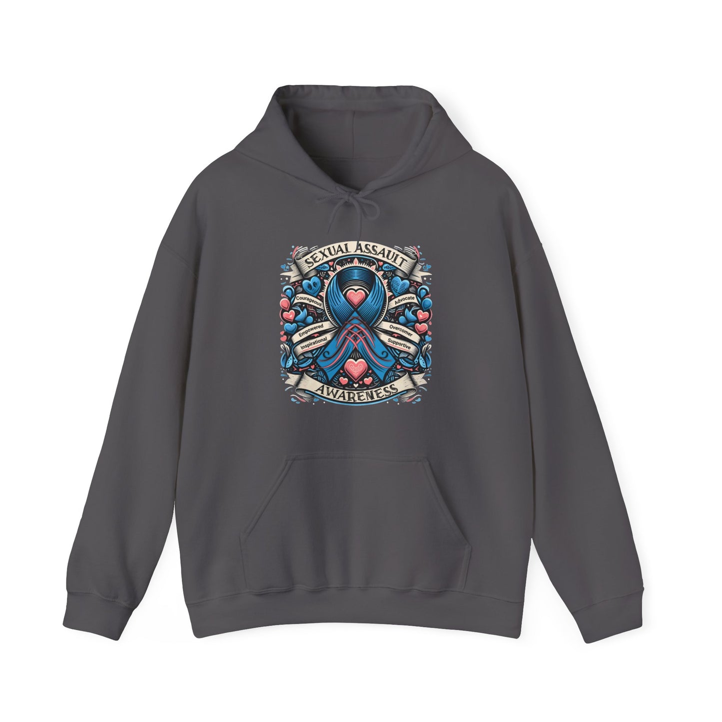 Sexual Assault Awareness - Unisex Heavy Blend™ Hooded Sweatshirt