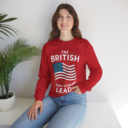 The British Blew a 13 Colony Lead - Unisex Heavy Blend™ Crewneck Sweatshirt