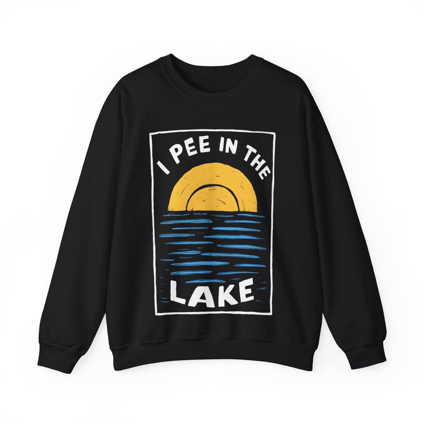 I Pee In The Lake - Unisex Heavy Blend™ Crewneck Sweatshirt