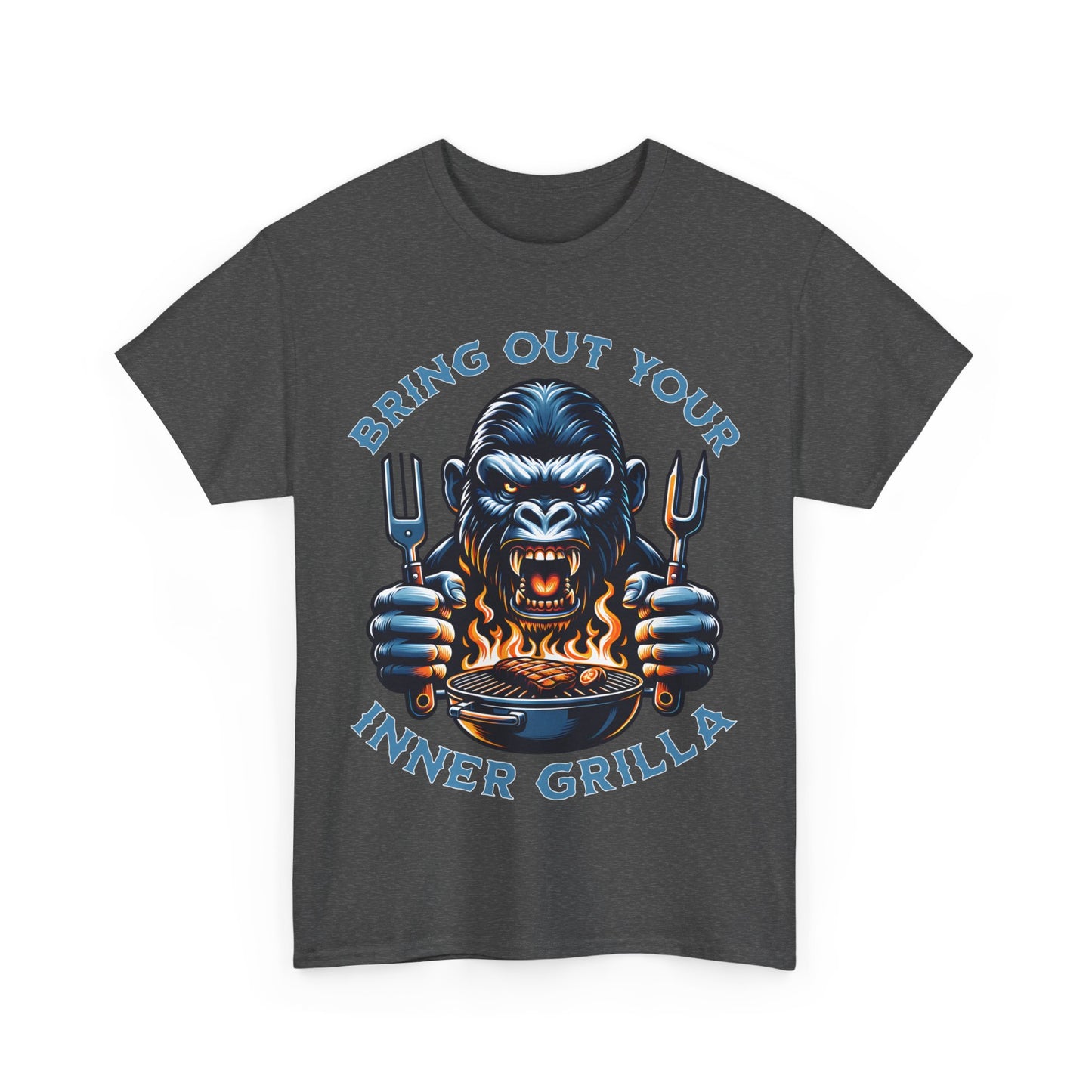 Bring Out Your Inner Grilla Fun - Unisex Heavy Cotton Tee