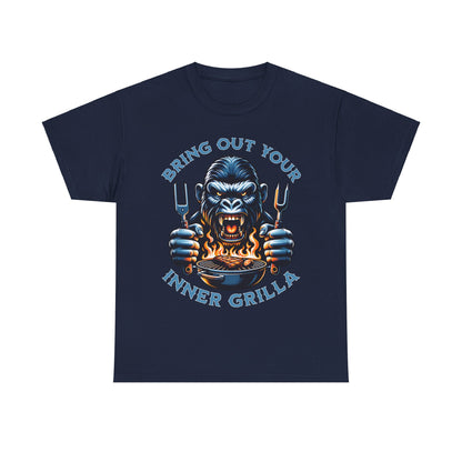 Bring Out Your Inner Grilla Fun - Unisex Heavy Cotton Tee