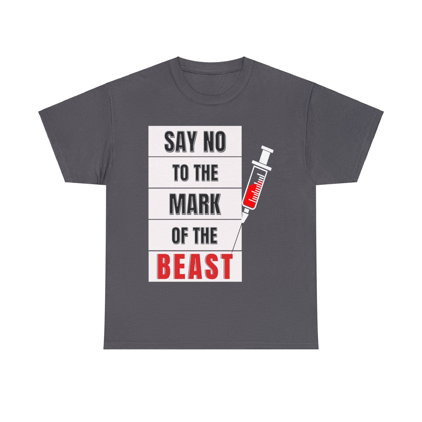 Say No To The Mark Of The Beast End Times Revelation Design