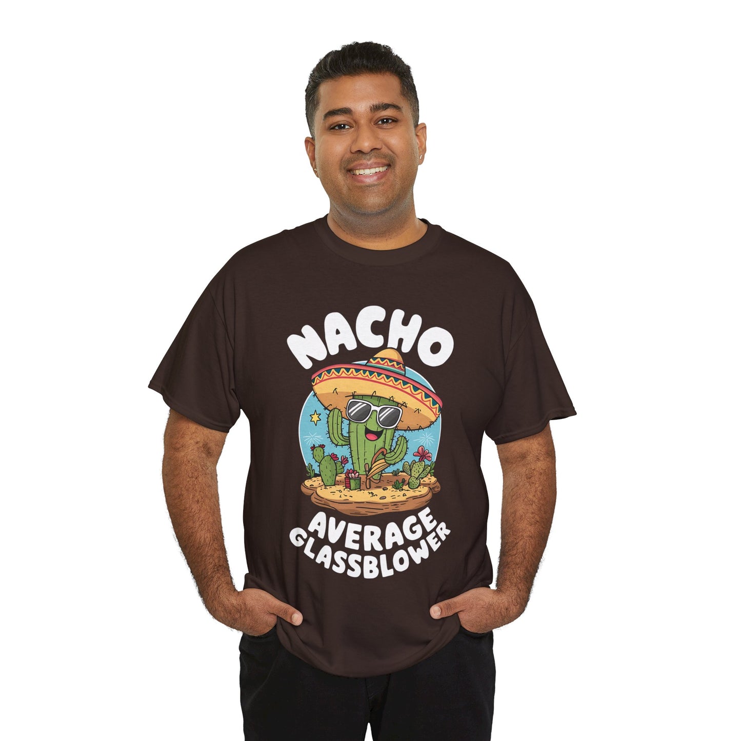 Unisex Heavy Cotton Tee - Nacho Average Glass Blower