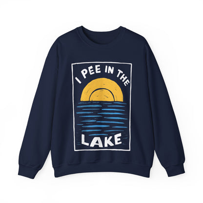 I Pee In The Lake - Unisex Heavy Blend™ Crewneck Sweatshirt