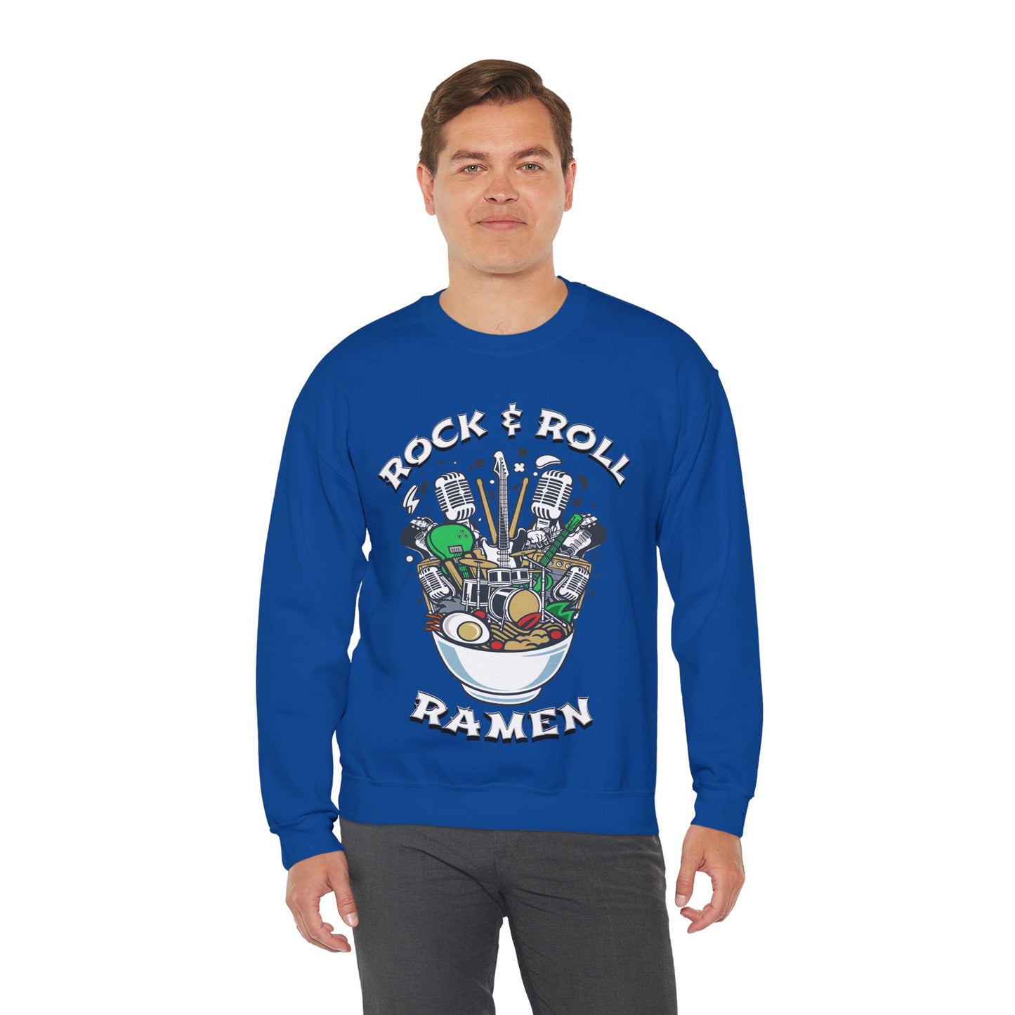 Rock & Roll Ramen - Unisex Heavy Blend™ Crewneck Sweatshirt