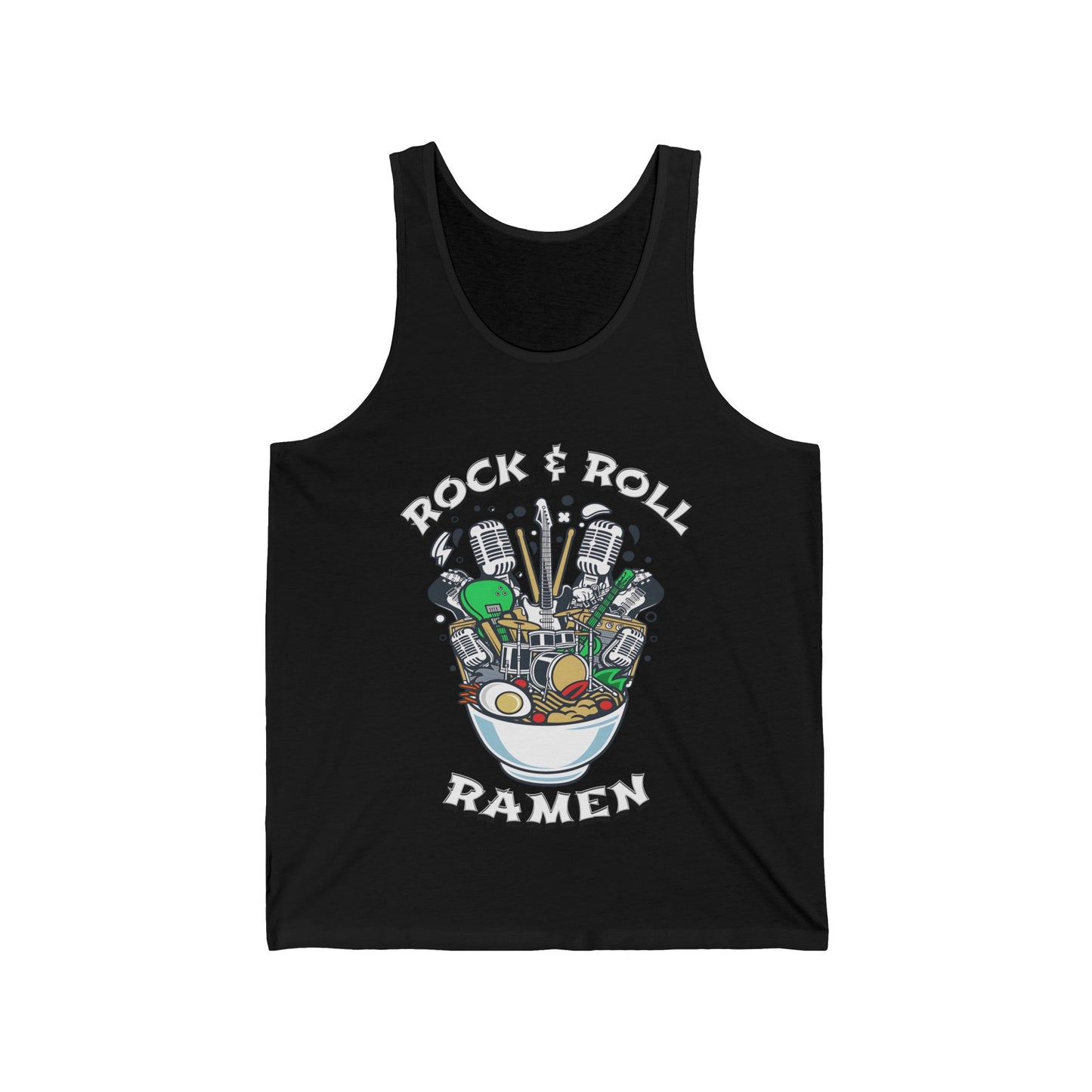 Rock & Roll Ramen - Unisex Jersey Tank