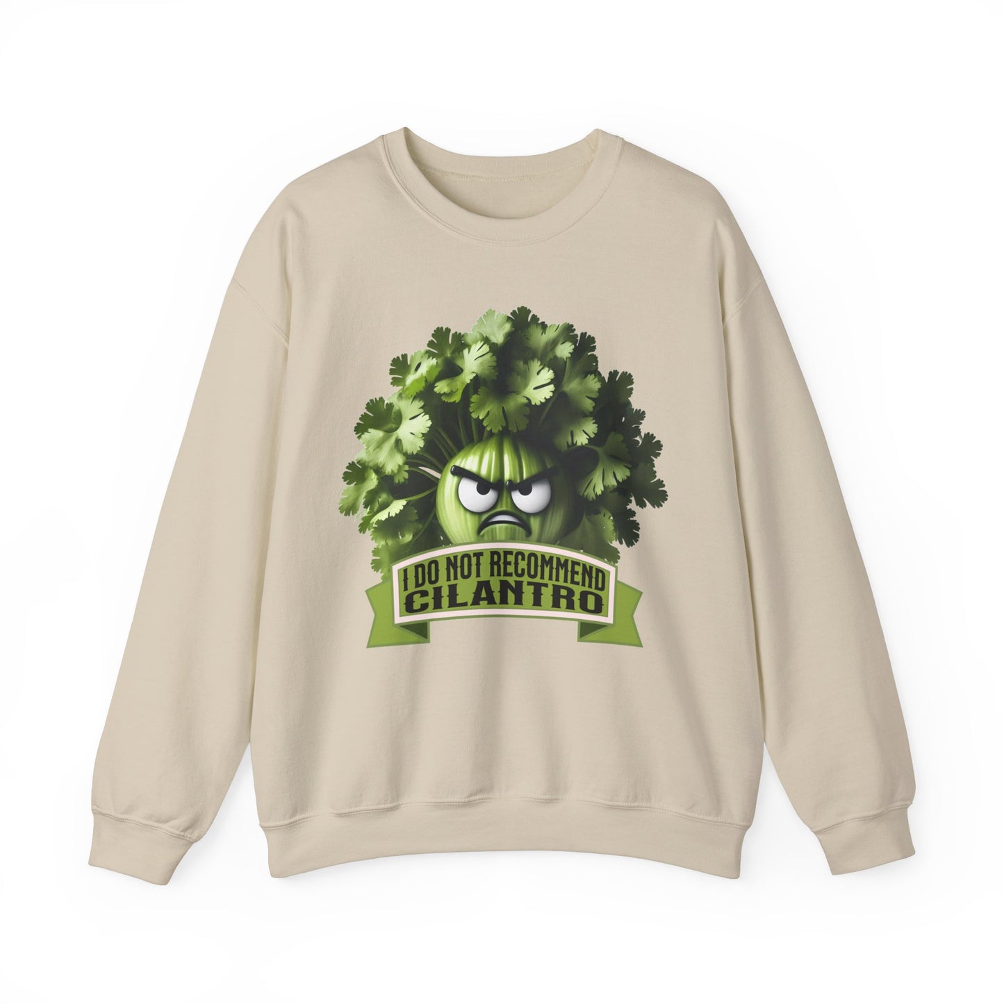 I Do Not Recommend Cilantro Funny - Unisex Heavy Blend™ Crewneck Sweatshirt