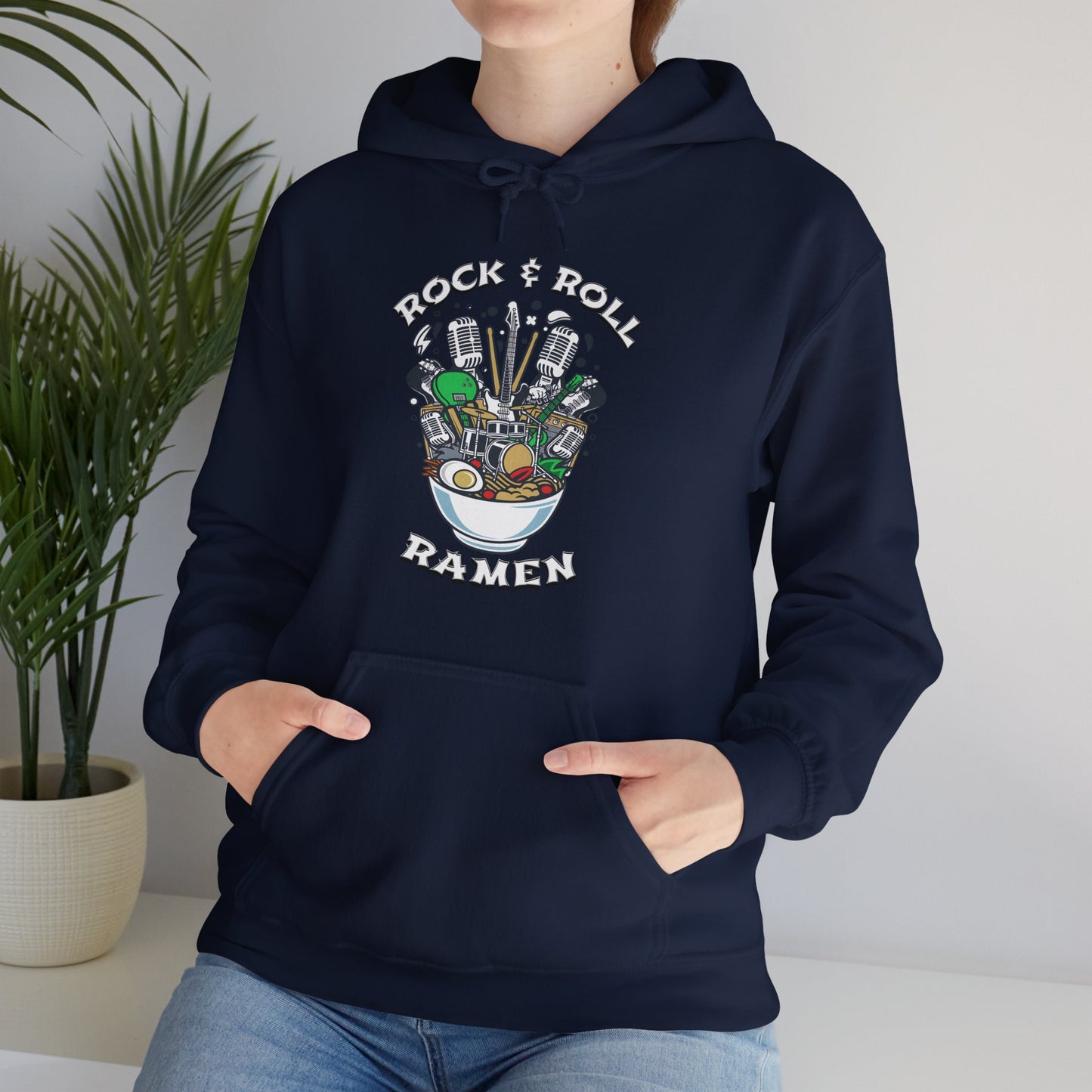 Rock & Roll Ramen - Unisex Heavy Blend™ Hooded Sweatshirt