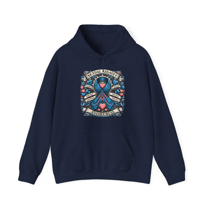 Sexual Assault Awareness - Unisex Heavy Blend™ Hooded Sweatshirt