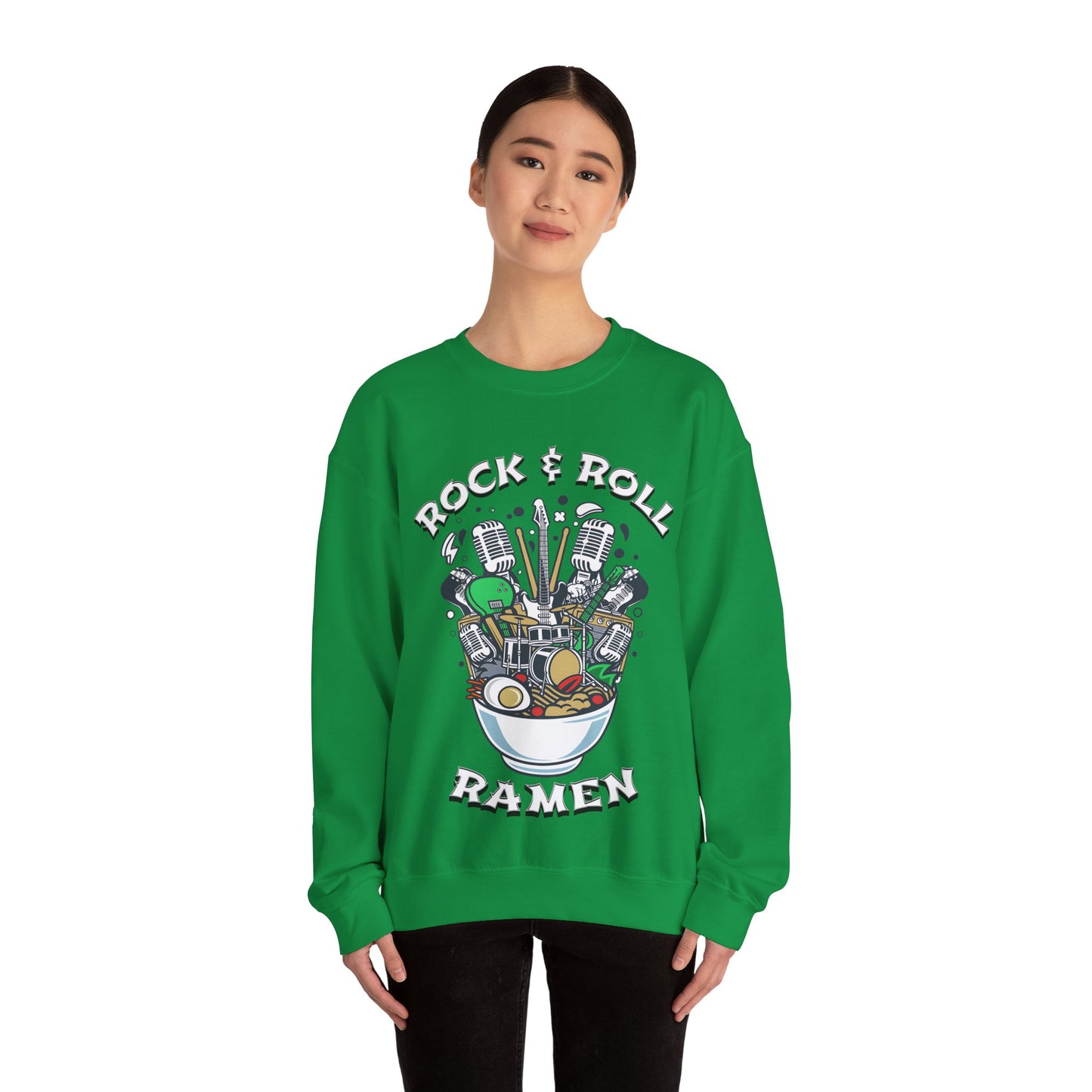 Rock & Roll Ramen - Unisex Heavy Blend™ Crewneck Sweatshirt