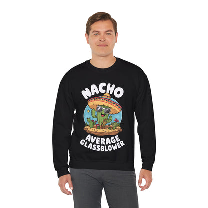 Nacho Average Glass Blower - Unisex Heavy Blend™ Crewneck Sweatshirt