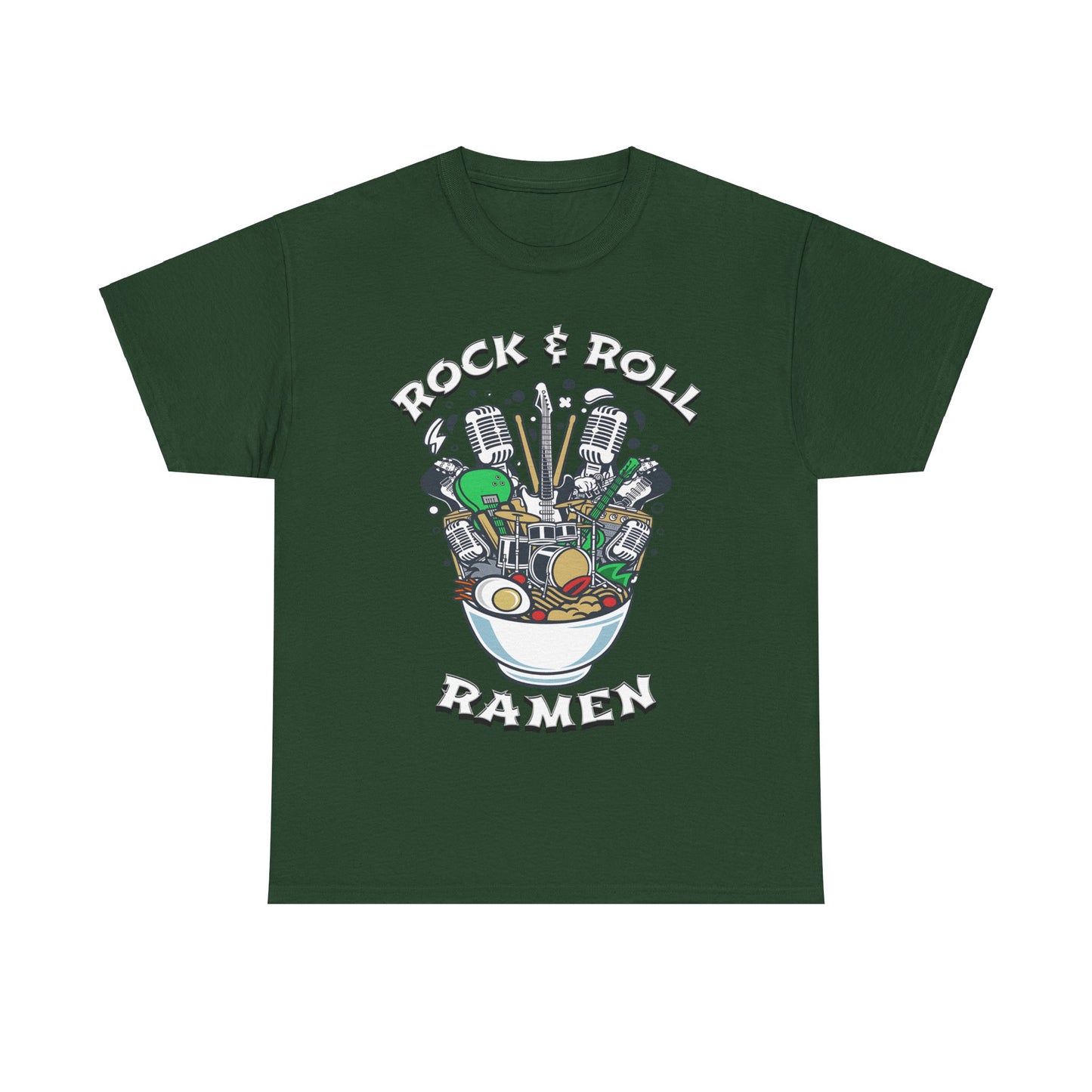 Rock & Roll Ramen - Unisex Heavy Cotton Tee