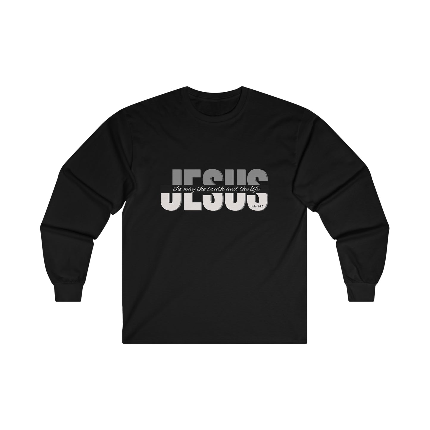 Jesus The Way The Truth and The Life - John 14:6 - Unisex Ultra Cotton Long Sleeve Tee