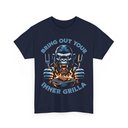 Bring Out Your Inner Grilla Fun - Unisex Heavy Cotton Tee