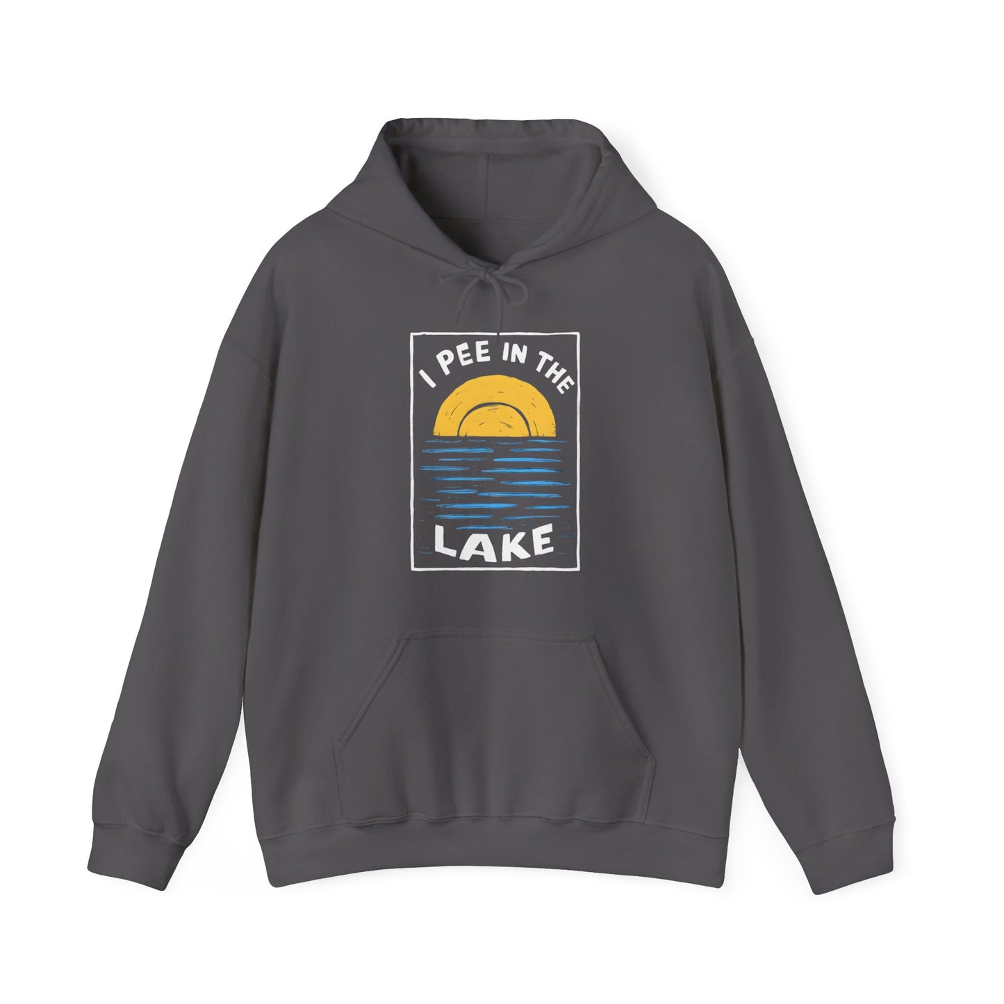 I Pee In The Lake - Unisex Heavy Blend™ Hooded Sweatshirt