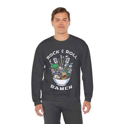 Rock & Roll Ramen - Unisex Heavy Blend™ Crewneck Sweatshirt