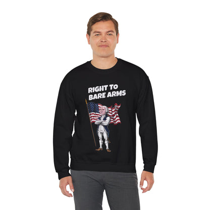 Right To Bare Arms - Unisex Heavy Blend™ Crewneck Sweatshirt