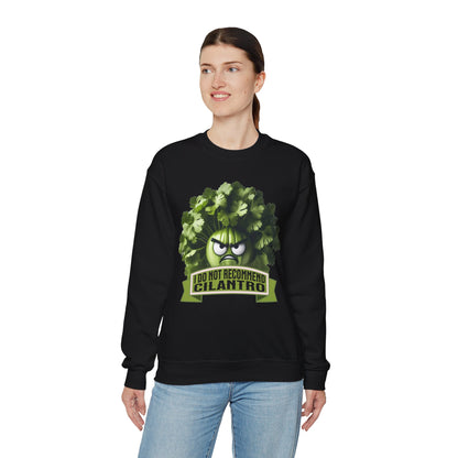 I Do Not Recommend Cilantro Funny - Unisex Heavy Blend™ Crewneck Sweatshirt