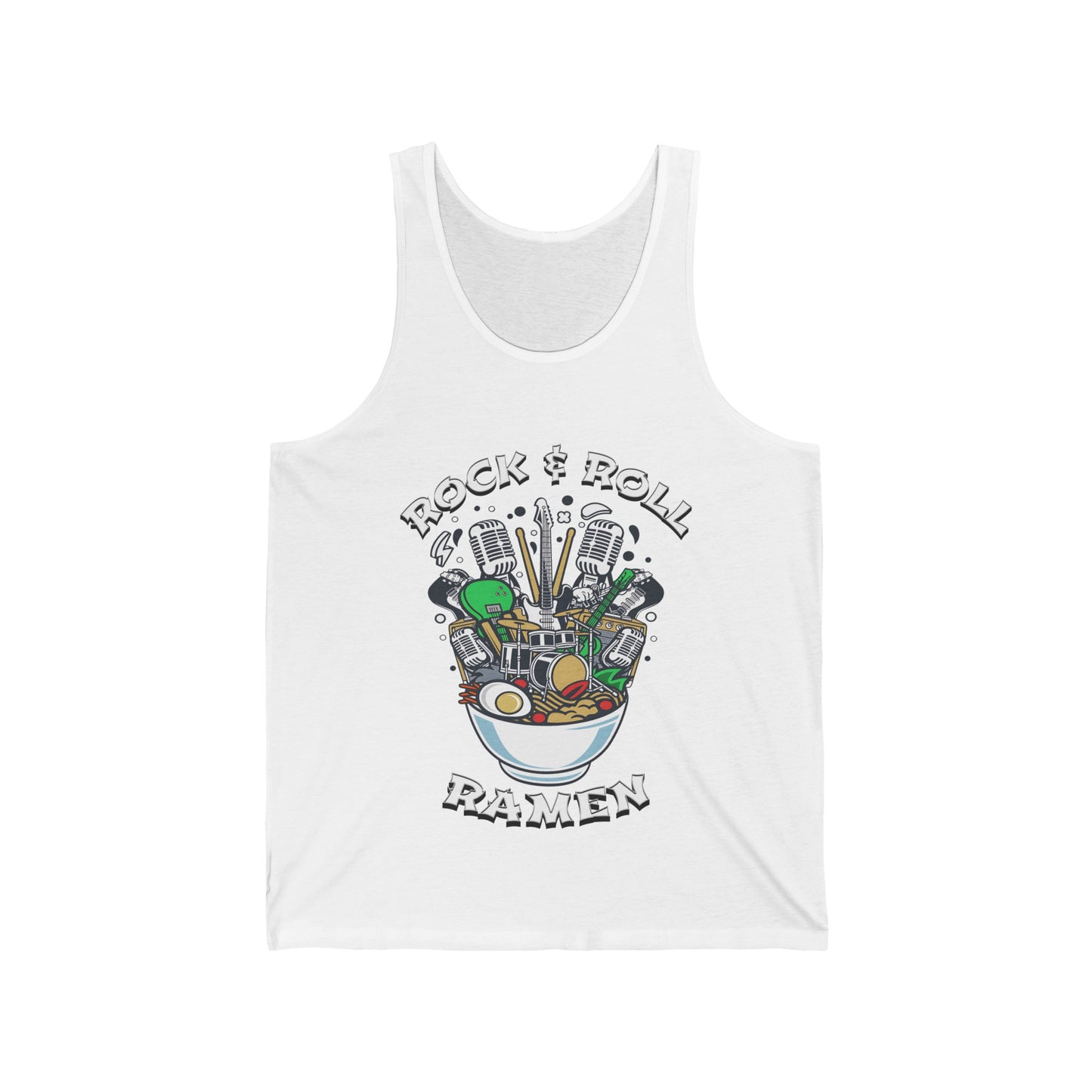 Rock & Roll Ramen - Unisex Jersey Tank