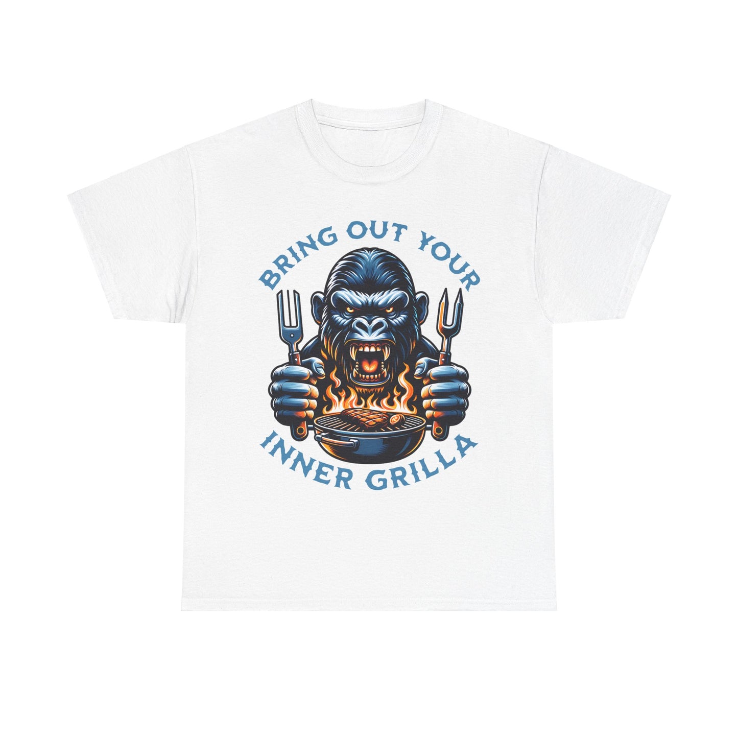 Bring Out Your Inner Grilla Fun - Unisex Heavy Cotton Tee