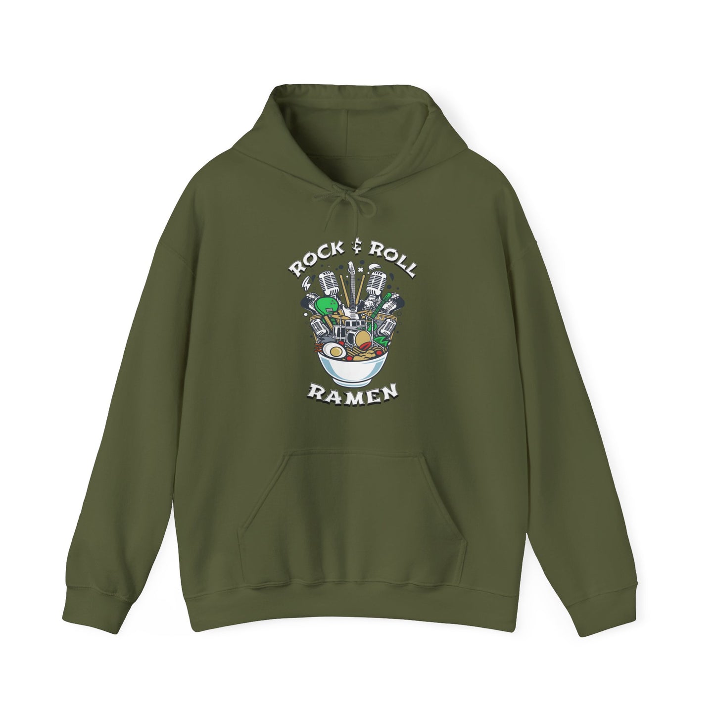 Rock & Roll Ramen - Unisex Heavy Blend™ Hooded Sweatshirt