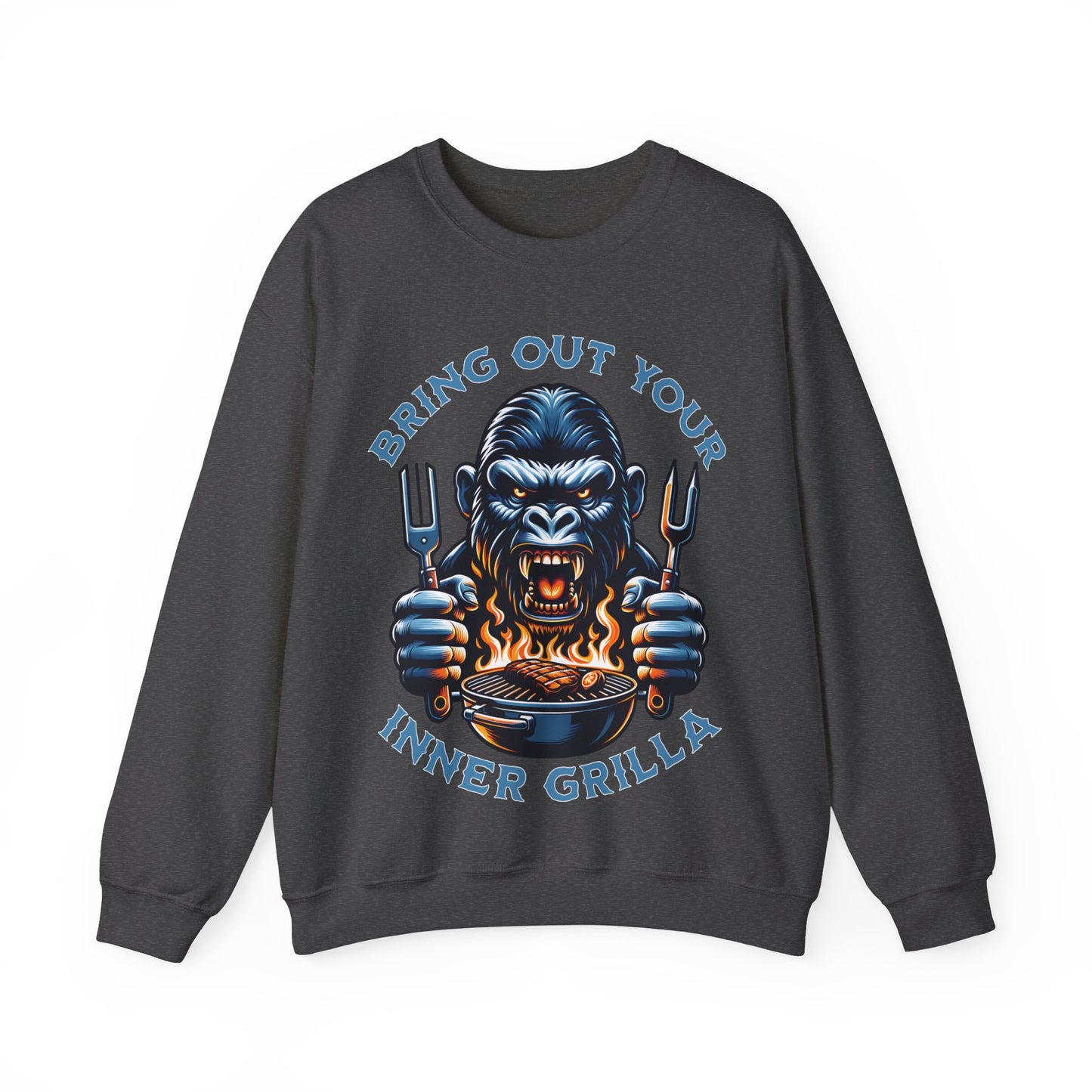 Bring Out Your Inner Grilla - Unisex Heavy Blend™ Crewneck Sweatshirt