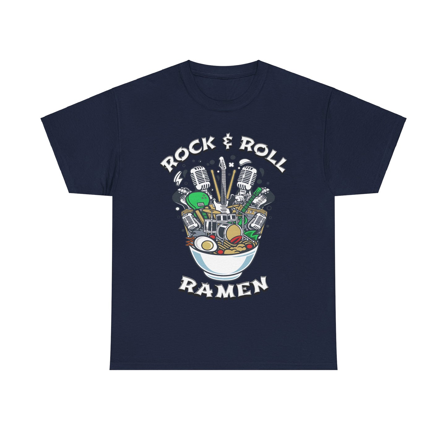 Rock & Roll Ramen - Unisex Heavy Cotton Tee