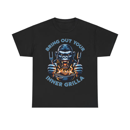 Bring Out Your Inner Grilla Fun - Unisex Heavy Cotton Tee