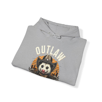 Outlaw Born To Ride - Unisex Heavy Blend™ Hooded Sweatshirt