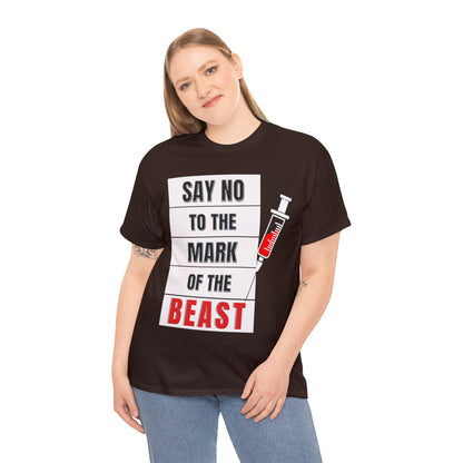 Say No To The Mark Of The Beast End Times Revelation Design