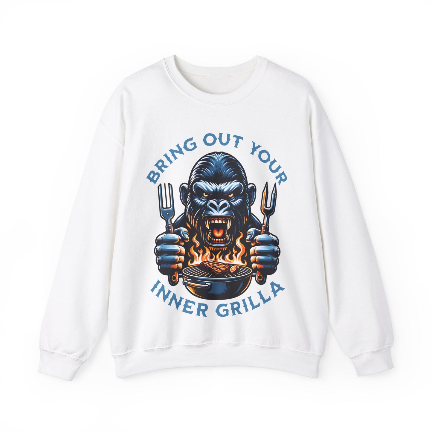 Bring Out Your Inner Grilla - Unisex Heavy Blend™ Crewneck Sweatshirt