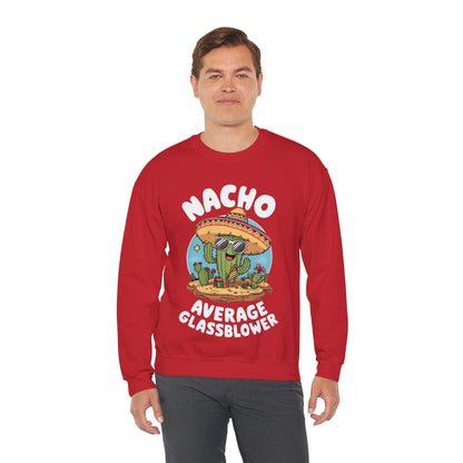 Nacho Average Glass Blower - Unisex Heavy Blend™ Crewneck Sweatshirt