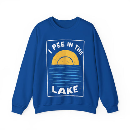 I Pee In The Lake - Unisex Heavy Blend™ Crewneck Sweatshirt