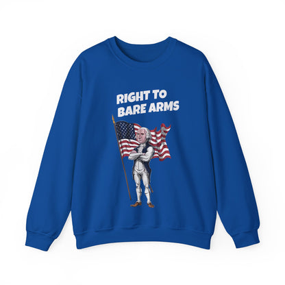 Right To Bare Arms - Unisex Heavy Blend™ Crewneck Sweatshirt