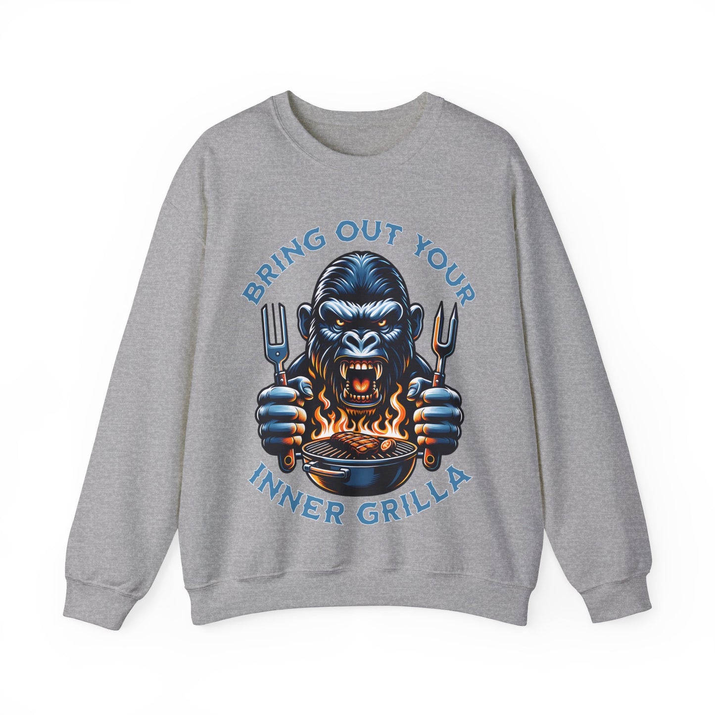 Bring Out Your Inner Grilla - Unisex Heavy Blend™ Crewneck Sweatshirt