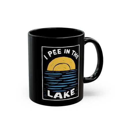 I Pee In The Lake - Black Mug (11oz, 15oz)