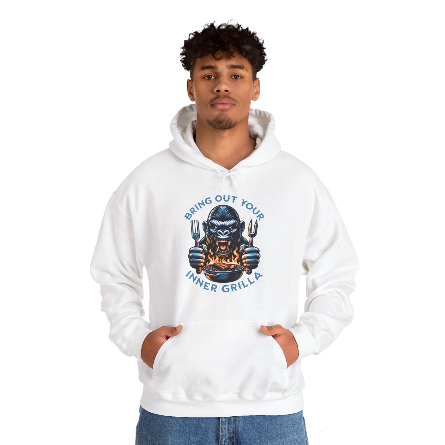 Bring Out Your Inner Grilla - Unisex Heavy Blend™ Hooded Sweatshirt