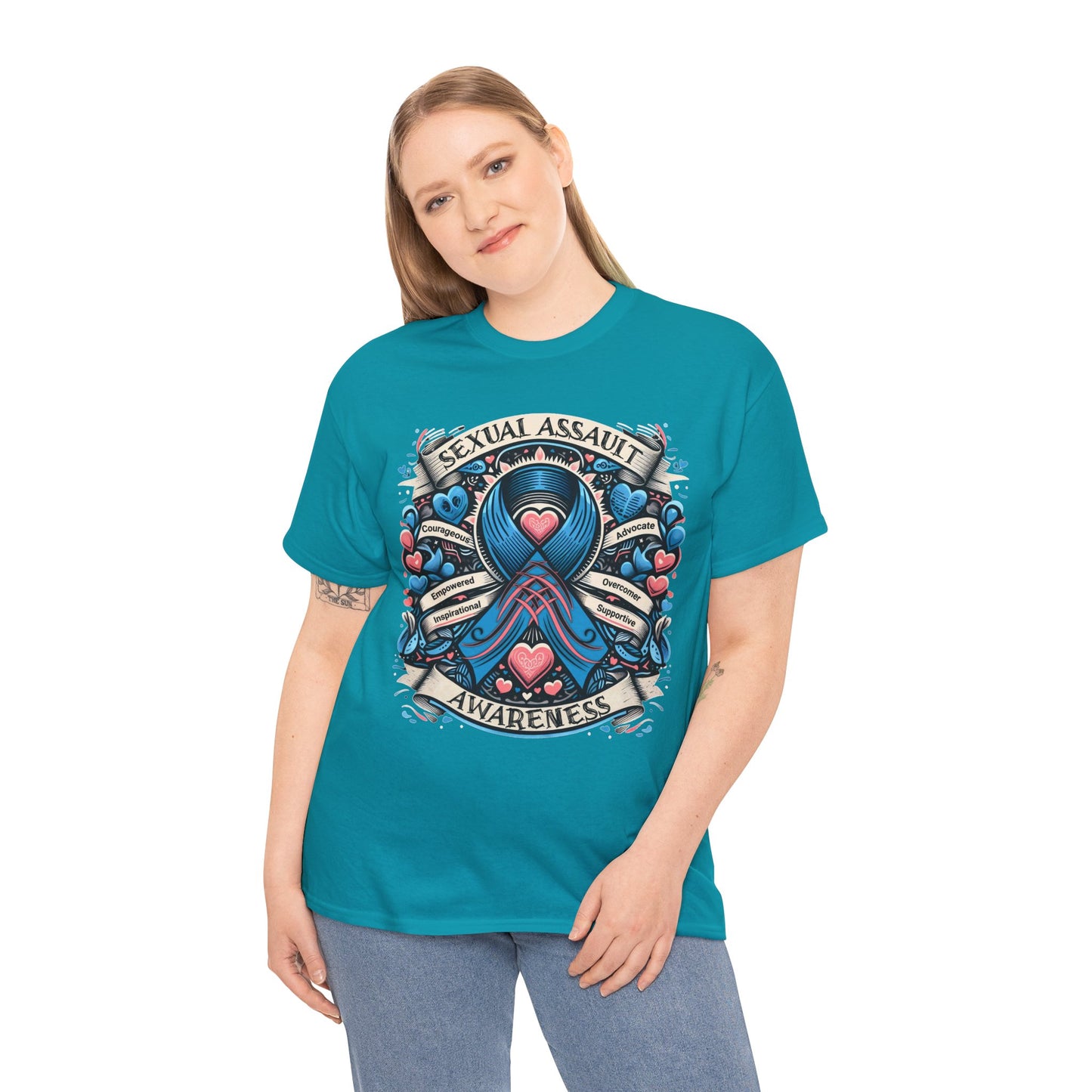 Sexual Assault Awareness - Unisex Heavy Cotton Tee