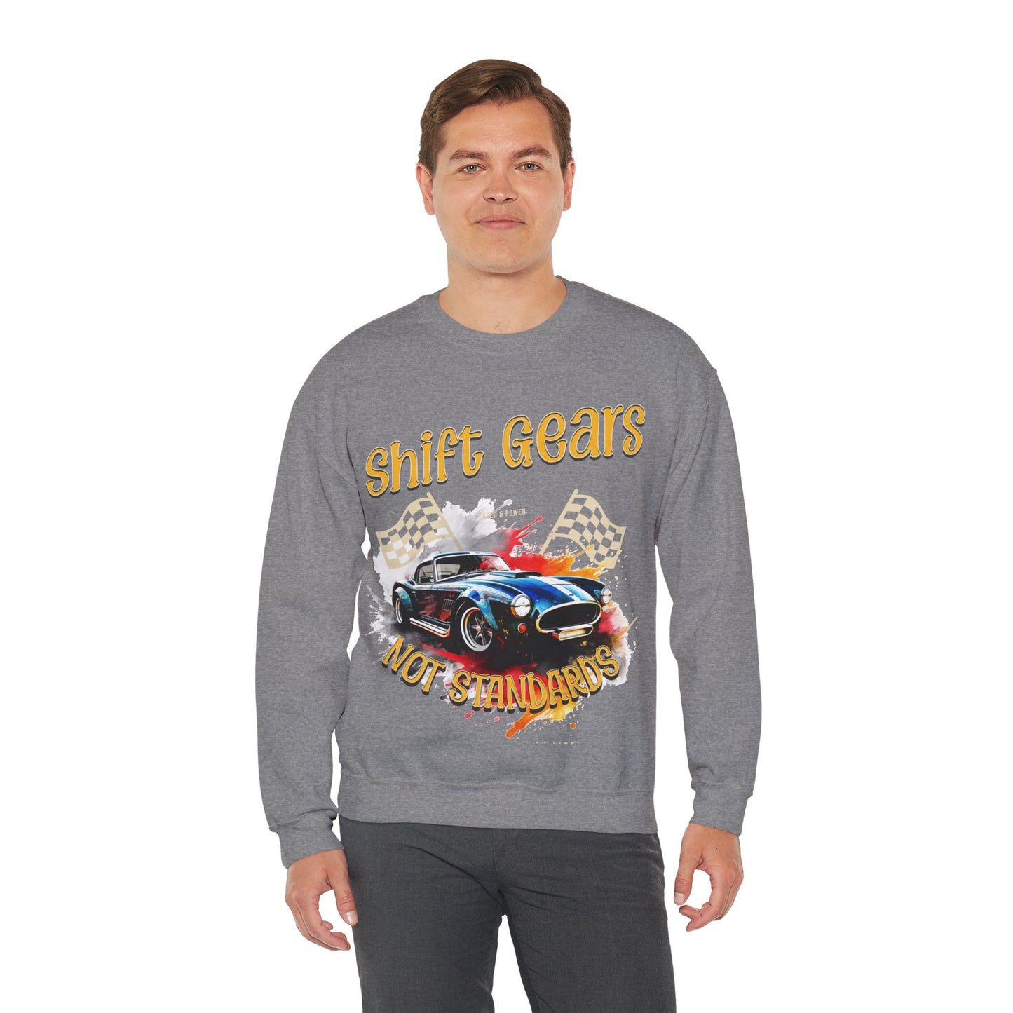 Shift Gears Not Standards Inspirational - Unisex Heavy Blend™ Crewneck Sweatshirt