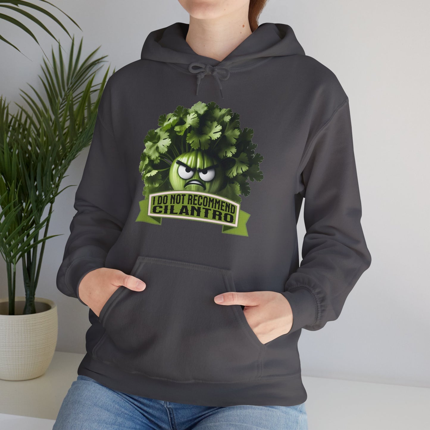 I Do Not Recommend Cilantro Funny - Unisex Heavy Blend™ Hooded Sweatshirt