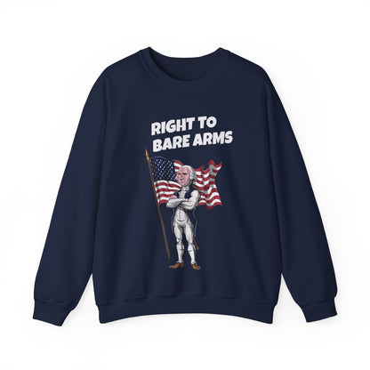 Right To Bare Arms - Unisex Heavy Blend™ Crewneck Sweatshirt