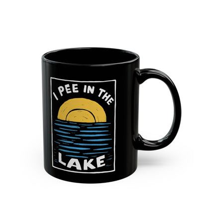 I Pee In The Lake - Black Mug (11oz, 15oz)