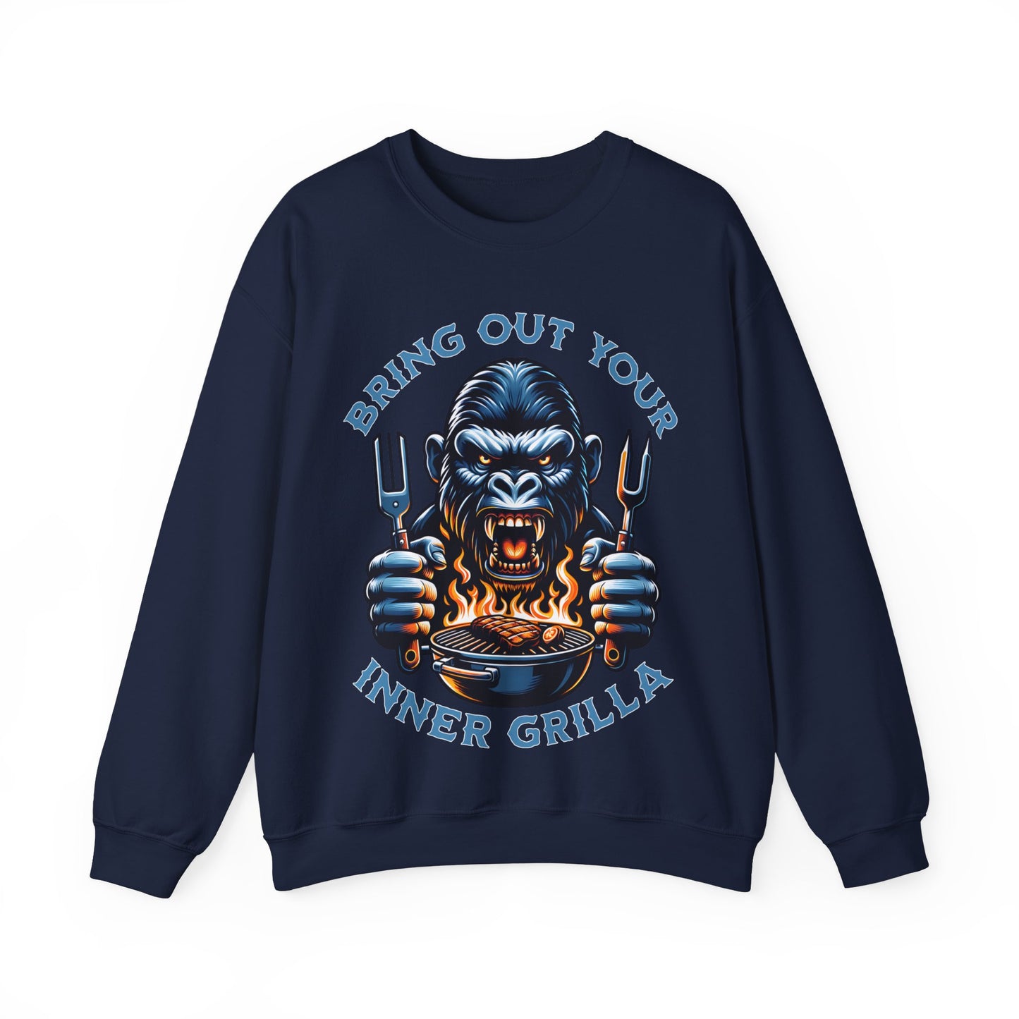 Bring Out Your Inner Grilla - Unisex Heavy Blend™ Crewneck Sweatshirt